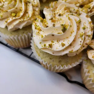 Pistachio Cupcakes