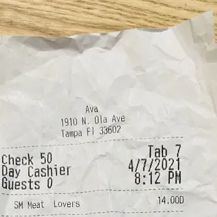 The address indicated on receipt is incorrect. It could be the original location or HQ? This shop is located inside The Joinery.