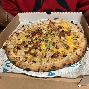 Buffalo chicken pizza