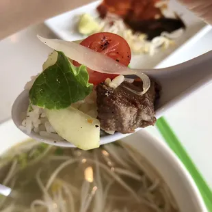 The perfect bite (shaking beef)