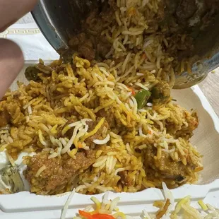 Avachi special chicken biryani