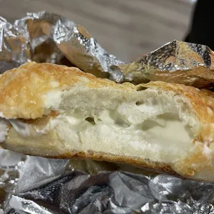 Good amount of bagel to cream cheese ratio