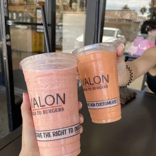 Orange Strawberry Protein Smoothie