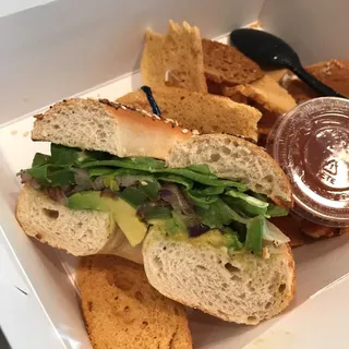 Avocado Veggie Sandwich