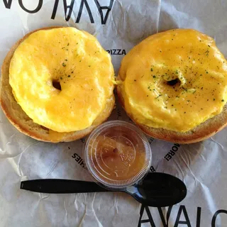 Cheese Jalapeno Bagel/ Cream Cheese