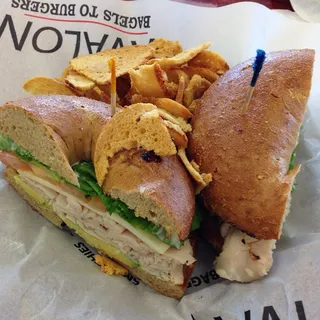 Turkey Avocado Provolone Sand