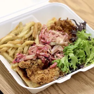 Takeout Crispy Chicken Sandwich ($14)