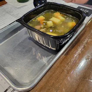 Wedding Soup with Soup Breads.