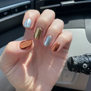 Olympic medal nails