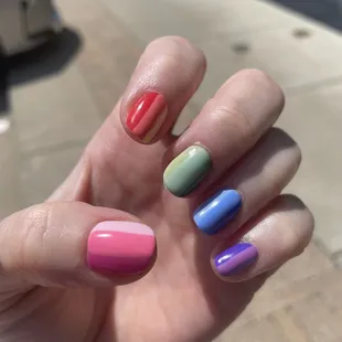 Went rainbow matte!