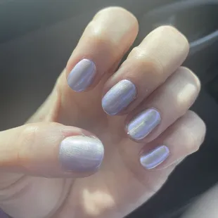 Springy with lavender and chrome powder