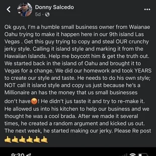 Owner of Crunch of Aloha....the story behind this