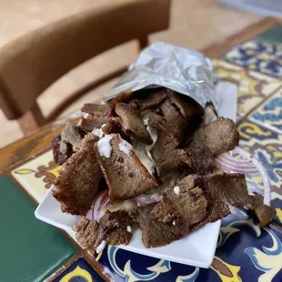 THAT is a Gyro!!!!!  Steven Tyler couldn't even take a bite!