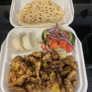 Shawerma chicken platter