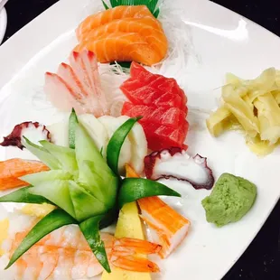 sushi and sashimi, sushi, sashimi, food