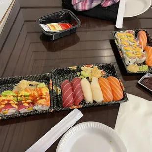 Assorted Rolls and Nigiri