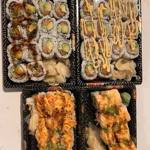 sushi, sushi and sashimi, sashimi, food
