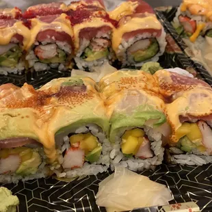 Spicy Rainbow Maki