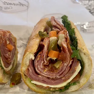 10&quot; Diavolo Italian Sub (hot) - stuffed with meat