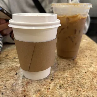 Espresso Macchiato and Americano