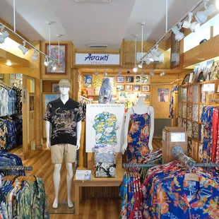 Interior view of the store.