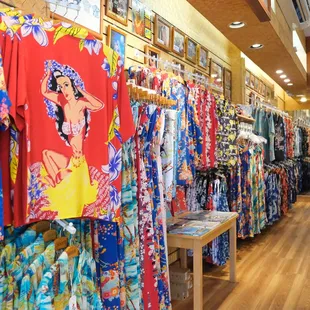 A wide selection of Aloha wear for Men, Ladies, Young Adults, and Kids!