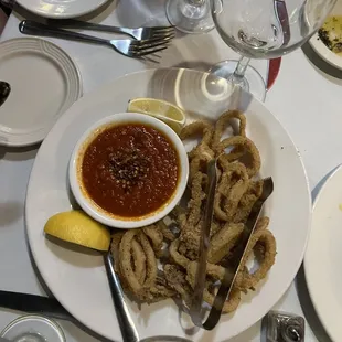 Fried calamari