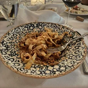 Bolognese was delicious