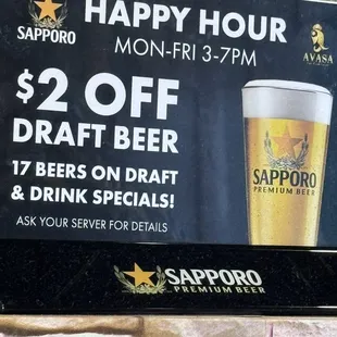 Happy hour!