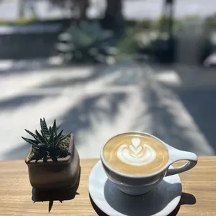 Rose latte