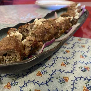 Ground Lamb and Ground Lamb &amp; Cheese Kebab