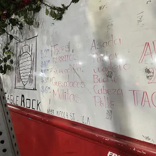 Menu (September 2023)