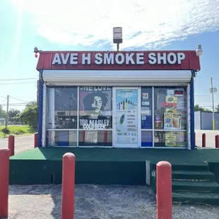 Front of shop