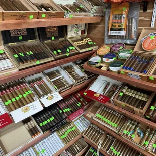 Walk-in- humidor cigar room