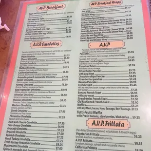 New Menu!! Good home-style options from a great neighborhood diner