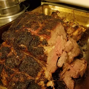 Bad lighting but it&apos;s a perfect medium rare.