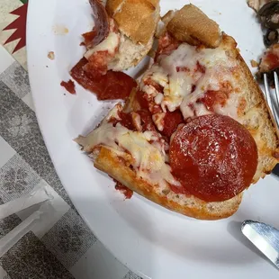 Pizza bread was good!