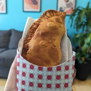 Guava and cheese empanada