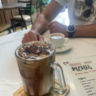 Mocha Latte, Cuban Espresso