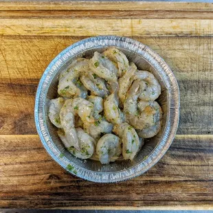 raw marinated shrimp available to go by the pound! Bring the best back home!