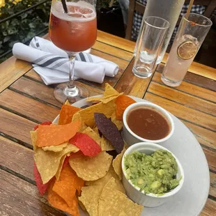 Guacamole and Fire Roasted Salsa