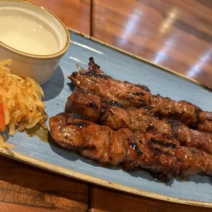 Pork BBQ Skewers - our favorite bite!