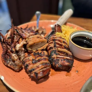 Inihaw na Pusit (Tender Jumbo Squid)