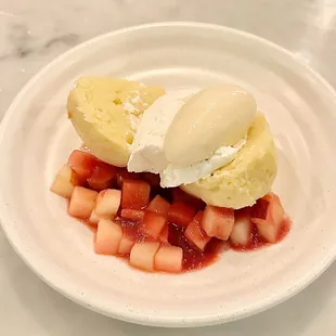 Baba Al Rhum (rum-soaked sweet brioche)