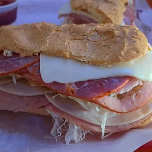 The godfather sub w/fries