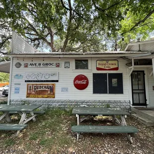 the outside of the store