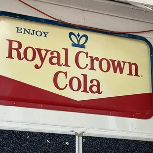 royal crown cola sign