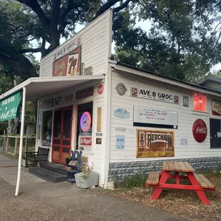 the outside of the store