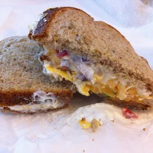 Pimiento Cheese on Multi-Grain Bread