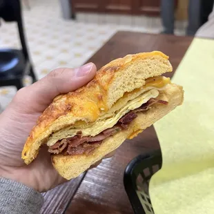 Egg Bacon and cheese